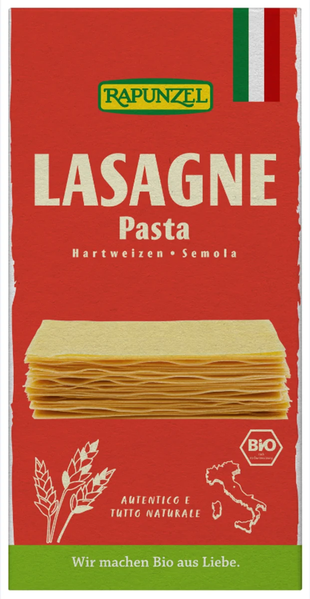 Rapunzel - Lasagne-Platten Semola bio, 250g