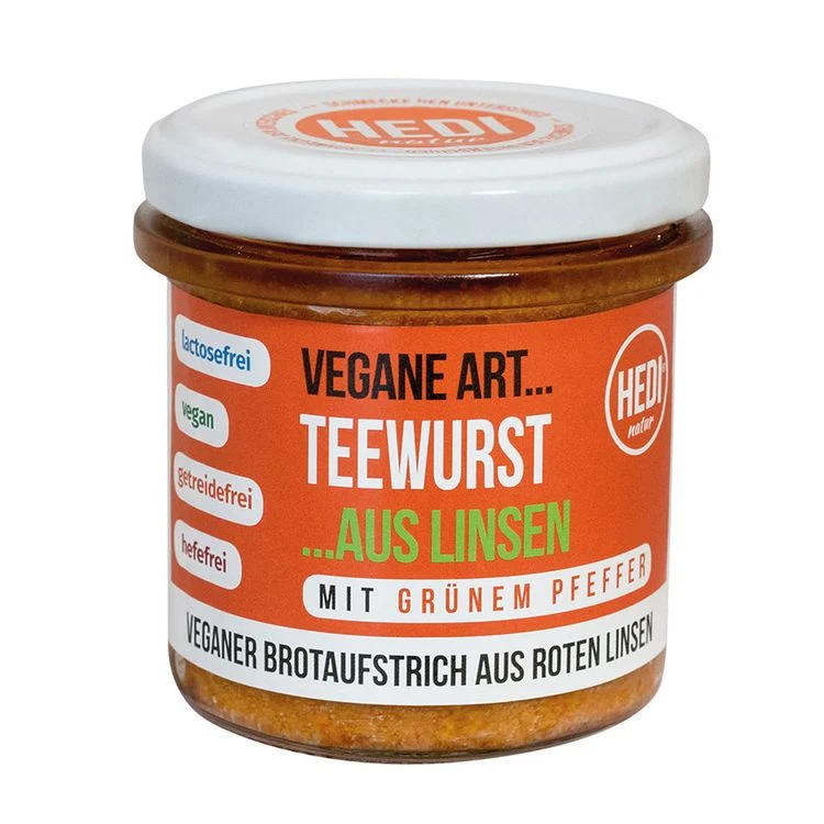 HEDI - Vegane Art... Teewurst mit grünem Pfeffer 140g