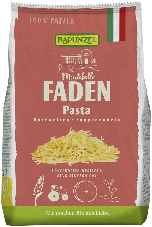 Rapunzel - Faden Suppennudeln Semola bio, 250g
