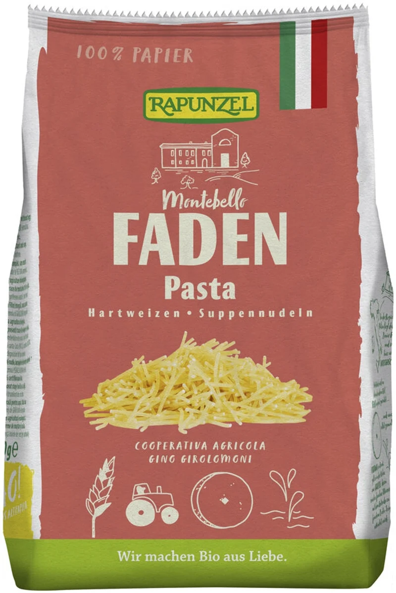 Rapunzel - Faden Suppennudeln Semola bio, 250g