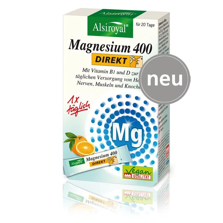 Alsiroyal - Magnesium 400 Direkt Orange 20 St,