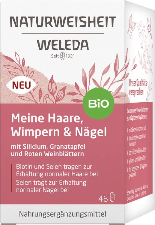 Weleda - Naturweisheit Meine Haare, Wimpern, Nägel, 46 Kaps.