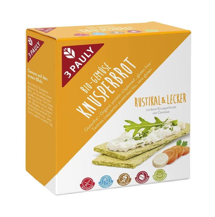 3-Pauly - Bio Knusperbrot Gemüse 100g