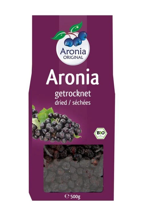 Aronia ORIGINAL - Aroniabeeren getrocknet Bio FHM, 500g