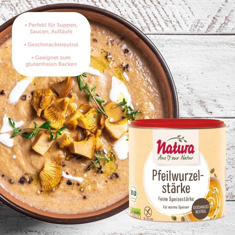 Natura - Pfeilwurzelstärke bio 125g