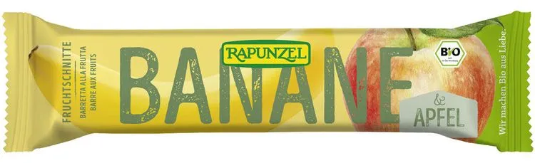 Rapunzel - Fruchtschnitte Banane-Apfel bio, 40g