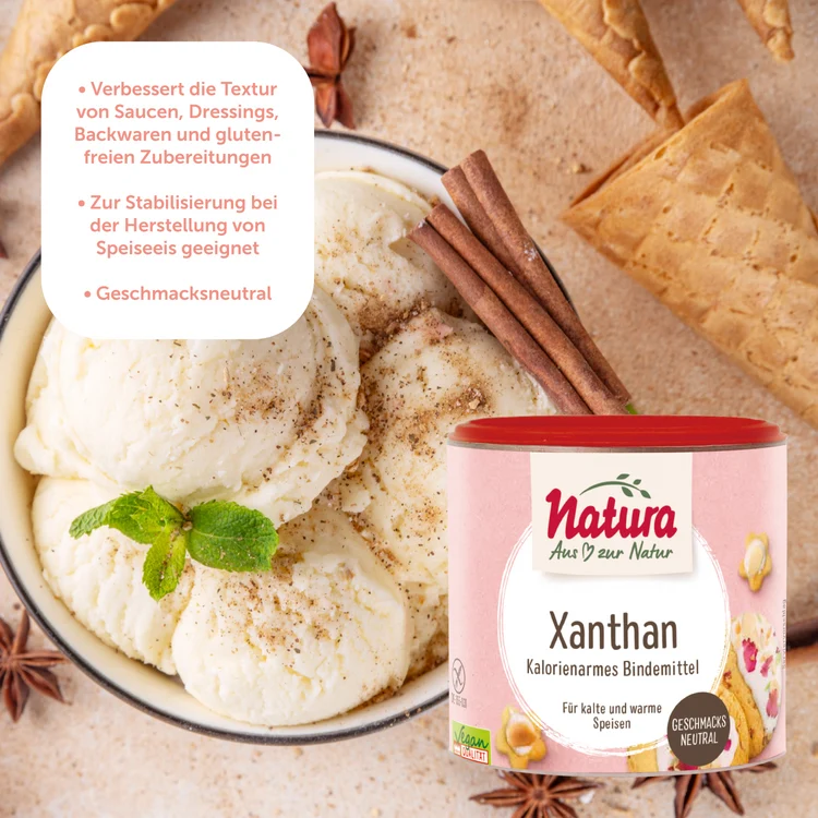 Natura Xanthan Bindemittel glutenfrei 100g