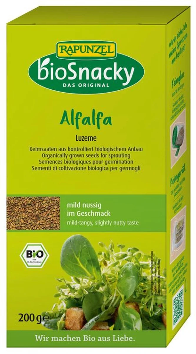 Rapunzel - Alfalfa Luzerne bioSnacky, 200g