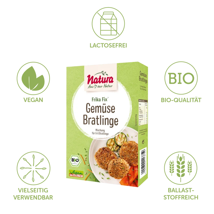 Natura - Frika Fix Gemüse-Bratlinge bio 150g